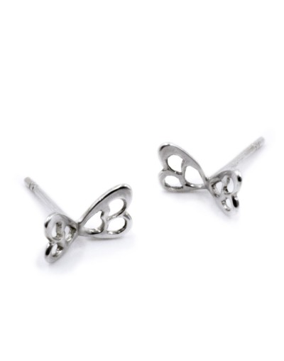 Aretes mariposa pequeños