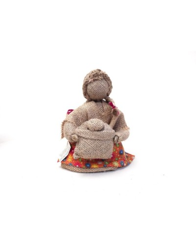 Campesina vendedora de papa