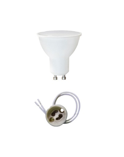 Bombillo Led Gu10 Luz Dia Con Socket