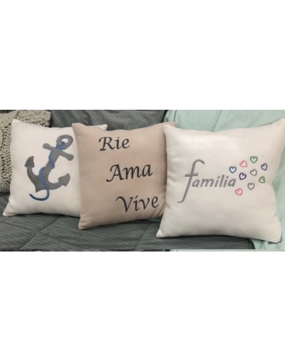Cojines Bordados Tengo Frio