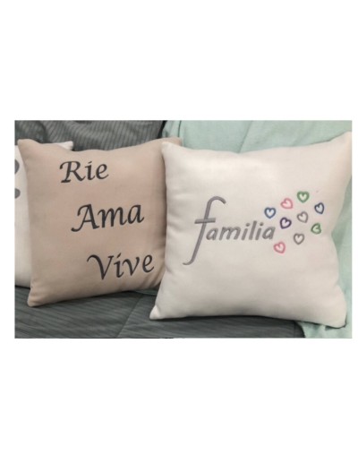 Cojines Bordados Tengo Frio