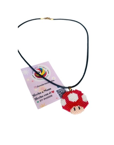 Collar honguito miyuki