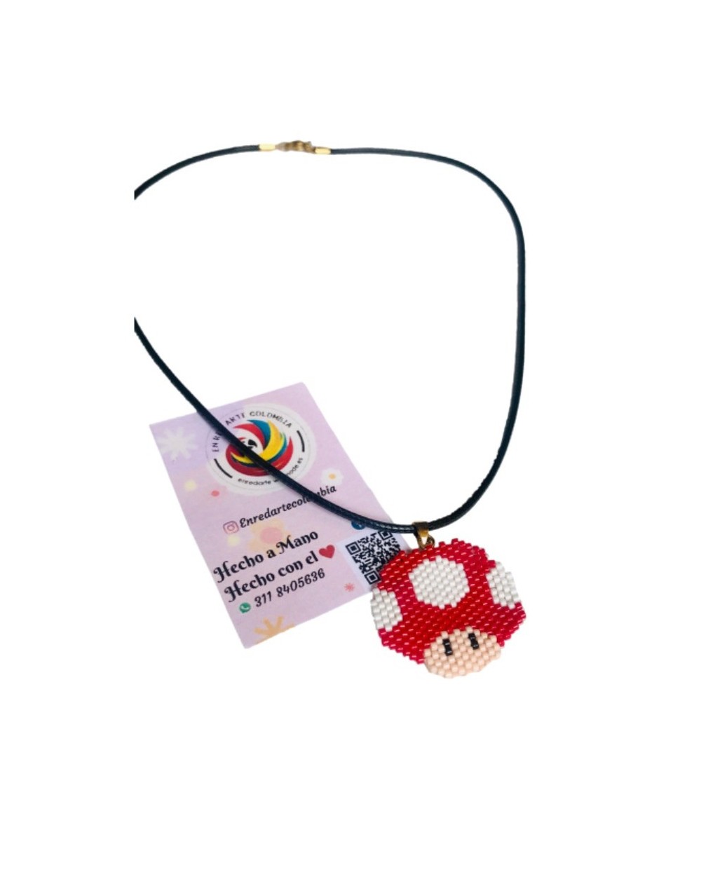 Collar honguito miyuki