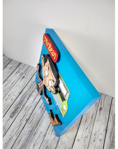 Cuadro personalizado de Mr Bean en relieve  Viverarte