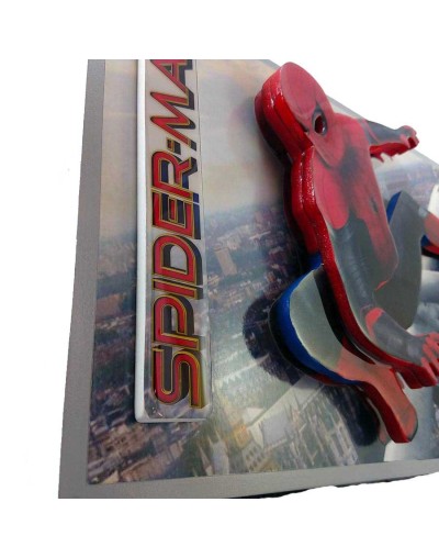 Cuadro en relieve súper héroes Spiderman  Viverarte