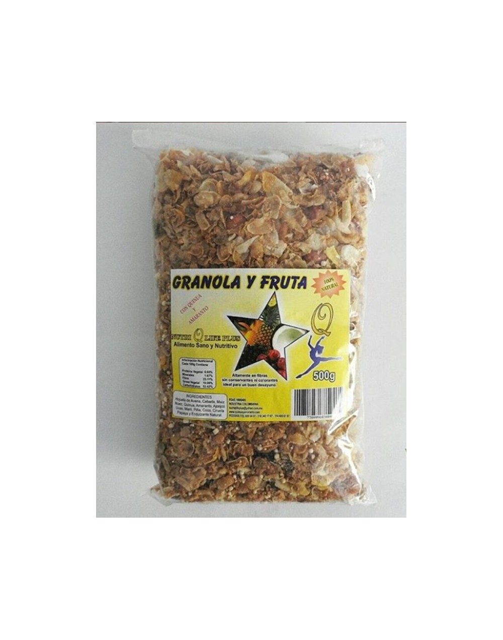 GRANOLA CON QUINUA 