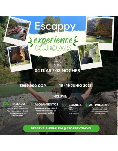 Escappy experience al cocuy