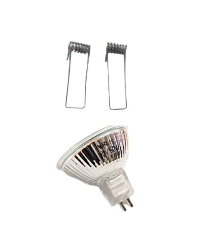 Bombillo Halogeno Dicroico 12v50w Bipin Cganchos Laterales