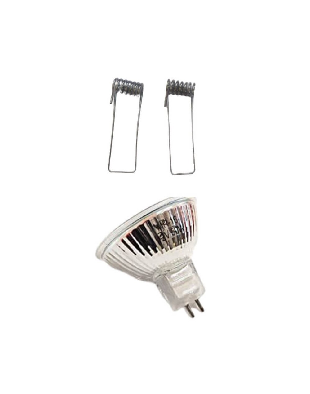 Bombillo Halogeno Dicroico 12v50w Bipin Cganchos Laterales