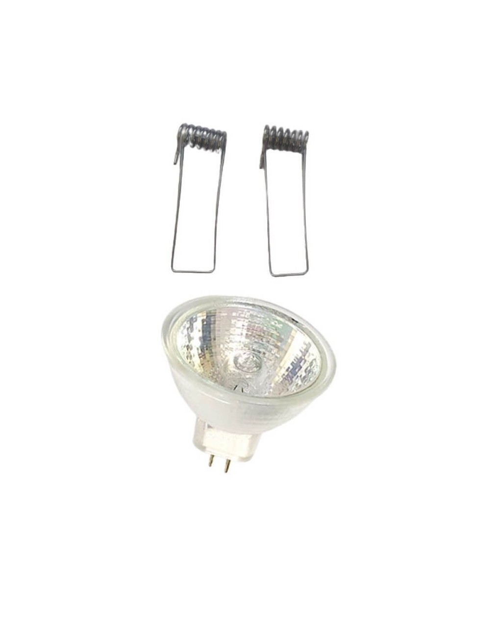 Bombillo halogeno dicroico 110v 50w bipin con pines laterales