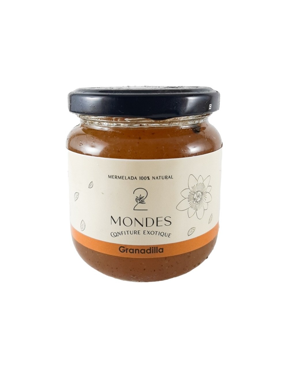 2 mondes mermelada de granadilla 230g