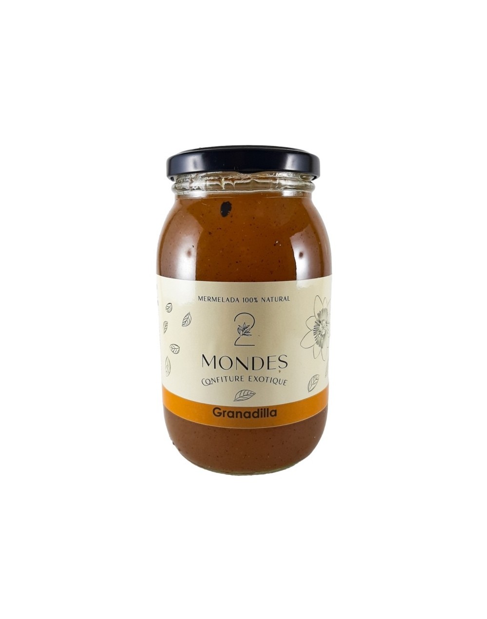 2 mondes mermelada de granadilla 500g