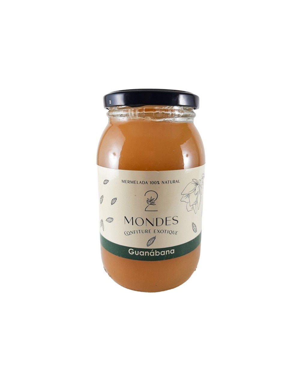 2 mondes mermelada de guanabana 500g