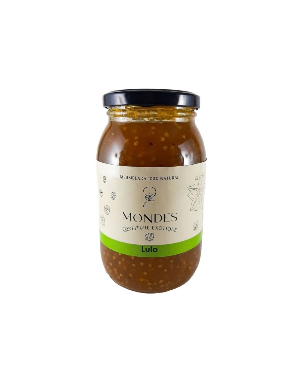 2 mondes mermelada de lulo 500g