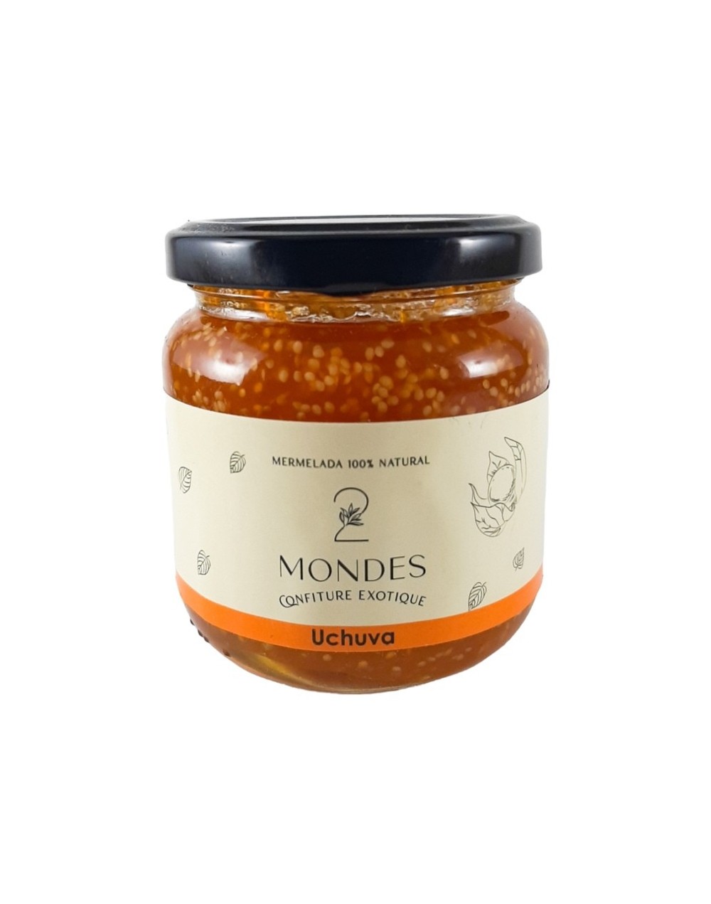 2 mondes mermelada de uchuva 230g