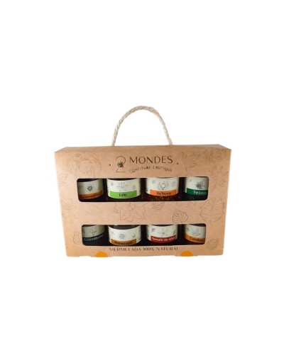 2 mondes caja de 8 mermeladas x 30g