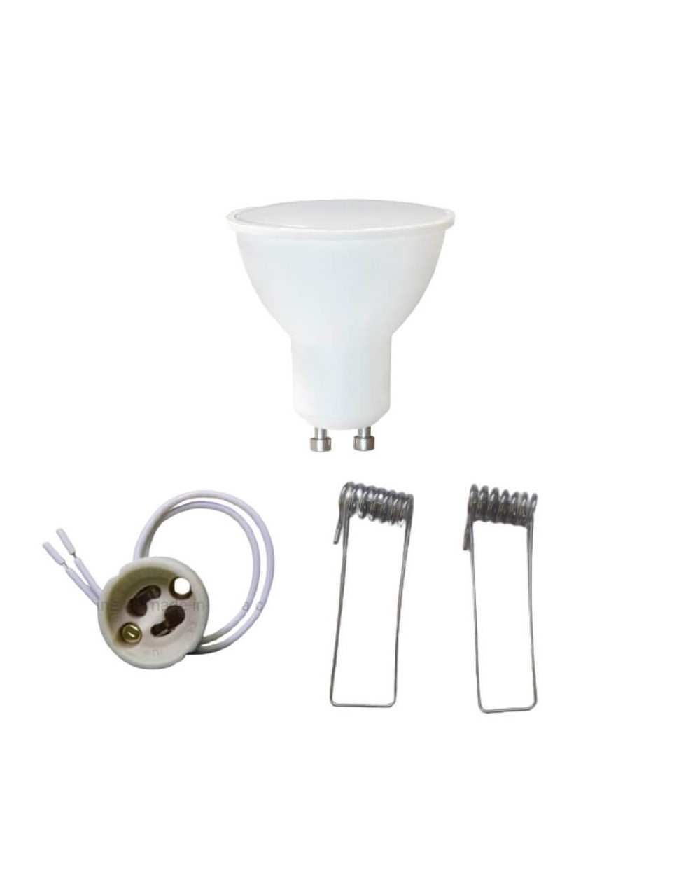 Bombillo led gu10 lblanca 110v 5w con socket y pines laterales