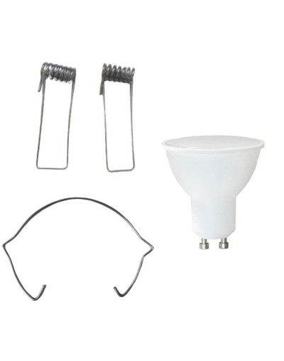 Bombillo led gu10 lblanca 110v 5w con pines laterales y retenedor importado