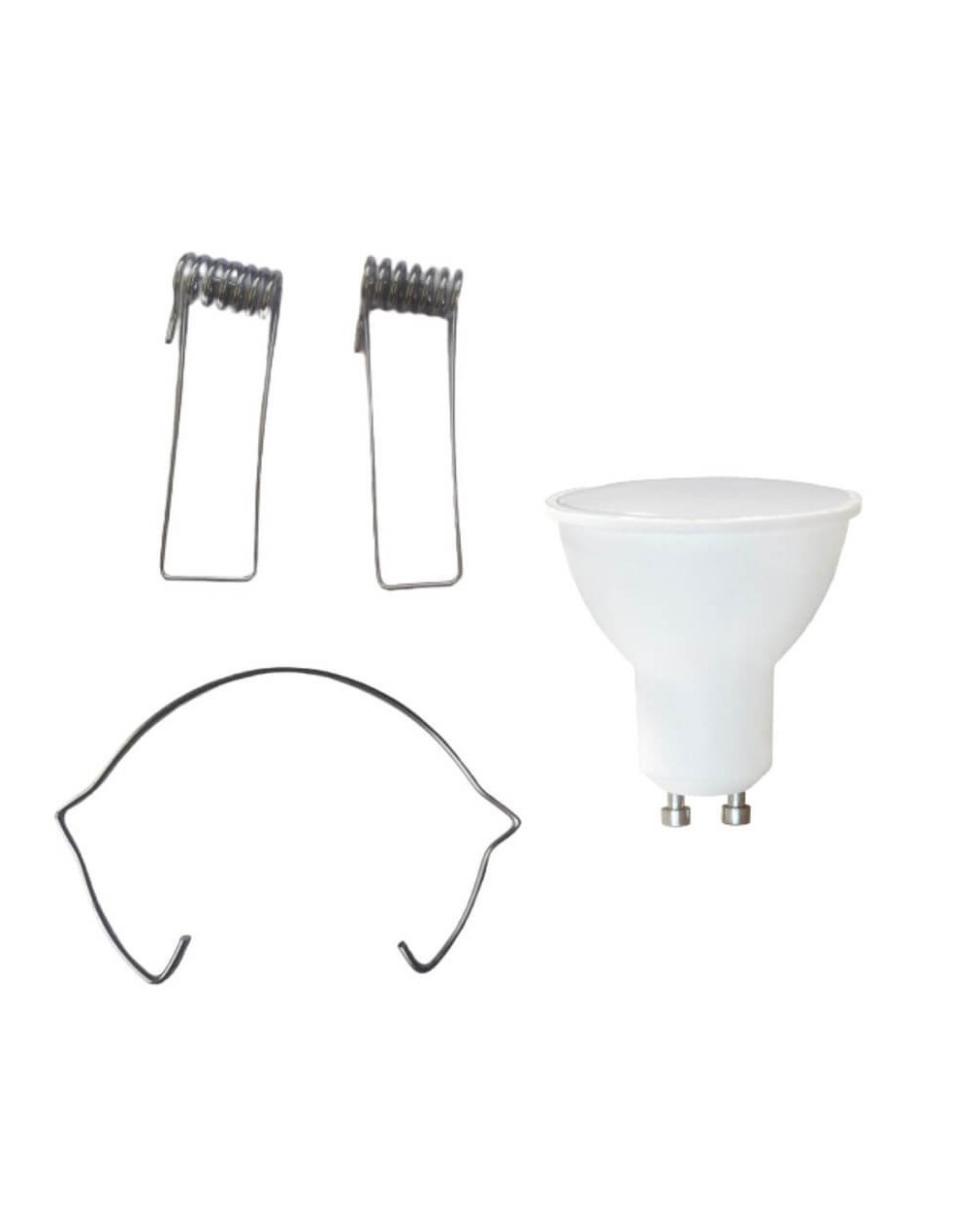 Bombillo led gu10 lblanca 110v 5w con pines laterales y retenedor importado