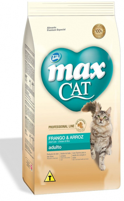 Max Cat Adulto Frango y Arroz 1Kg.
