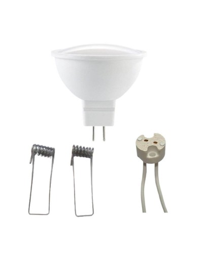 Bombillo led bipin gu53 lblanca 5w csocket y pines laterales