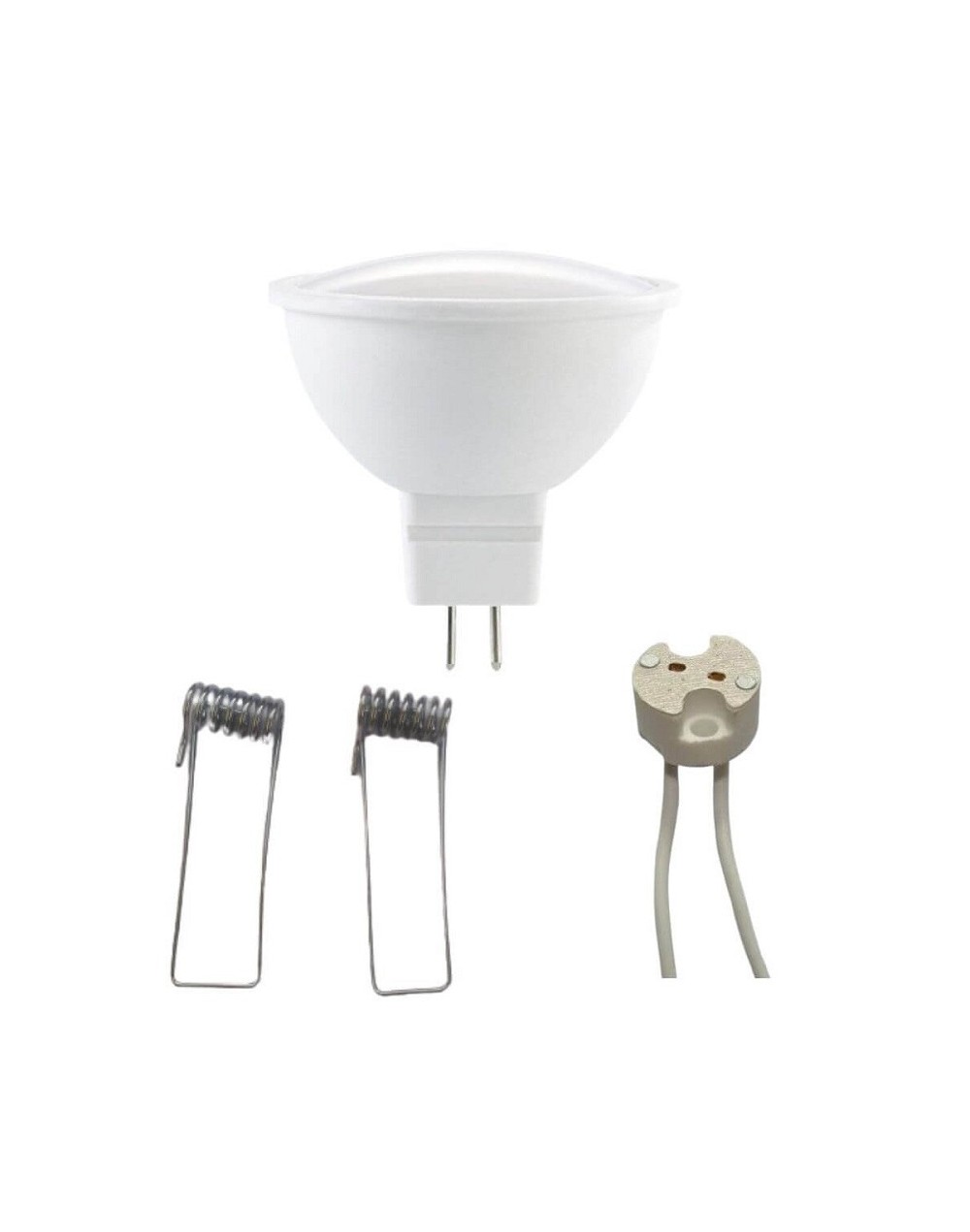 Bombillo led bipin gu53 lblanca 5w csocket y pines laterales