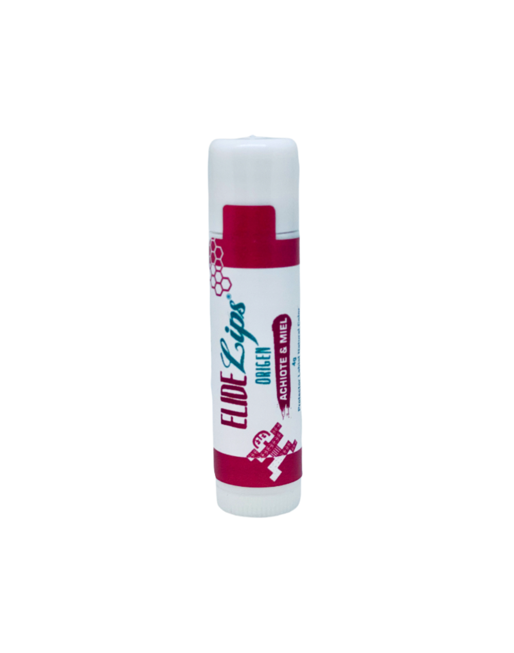 Elide lips origen achiote miel tratamiento de labios labial con color