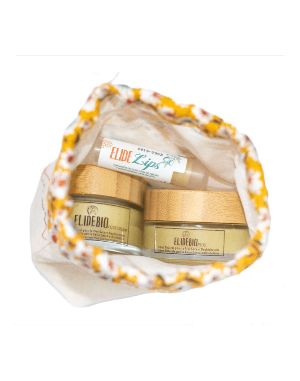 Kit coccole combo cremas para manos y pies labial natural sin color