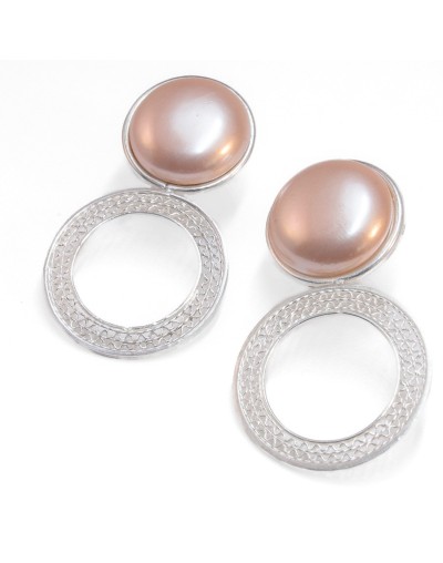 Aretes perla japonesa 