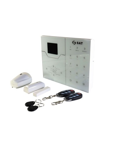 KIT DE ALARMA INALAMBRICA SAT BLANCO