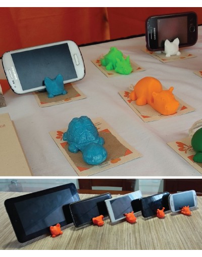 Base celular en impresión 3D  Papel Plantable  Gato