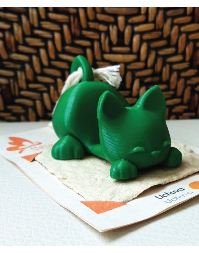 Base celular en impresión 3D  Papel Plantable  Gato