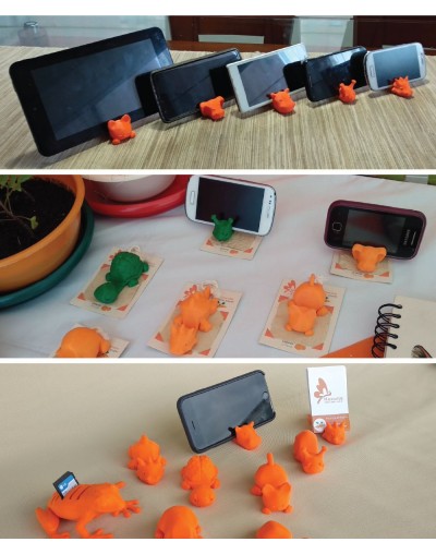 Base celular en impresión 3D  Papel Plantable  Perro