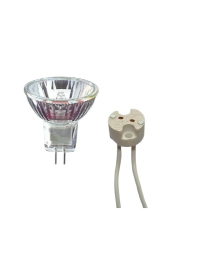 Reflector Halogeno Bipin Mr11 12v 10w Con Socket