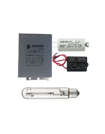 Kit armado sodio 250w 208v220v marca inadisa con bombillo shp