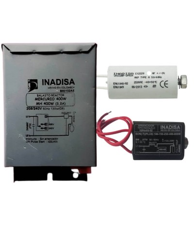 Kit Armado Metalhar 400w Marca Inadisa