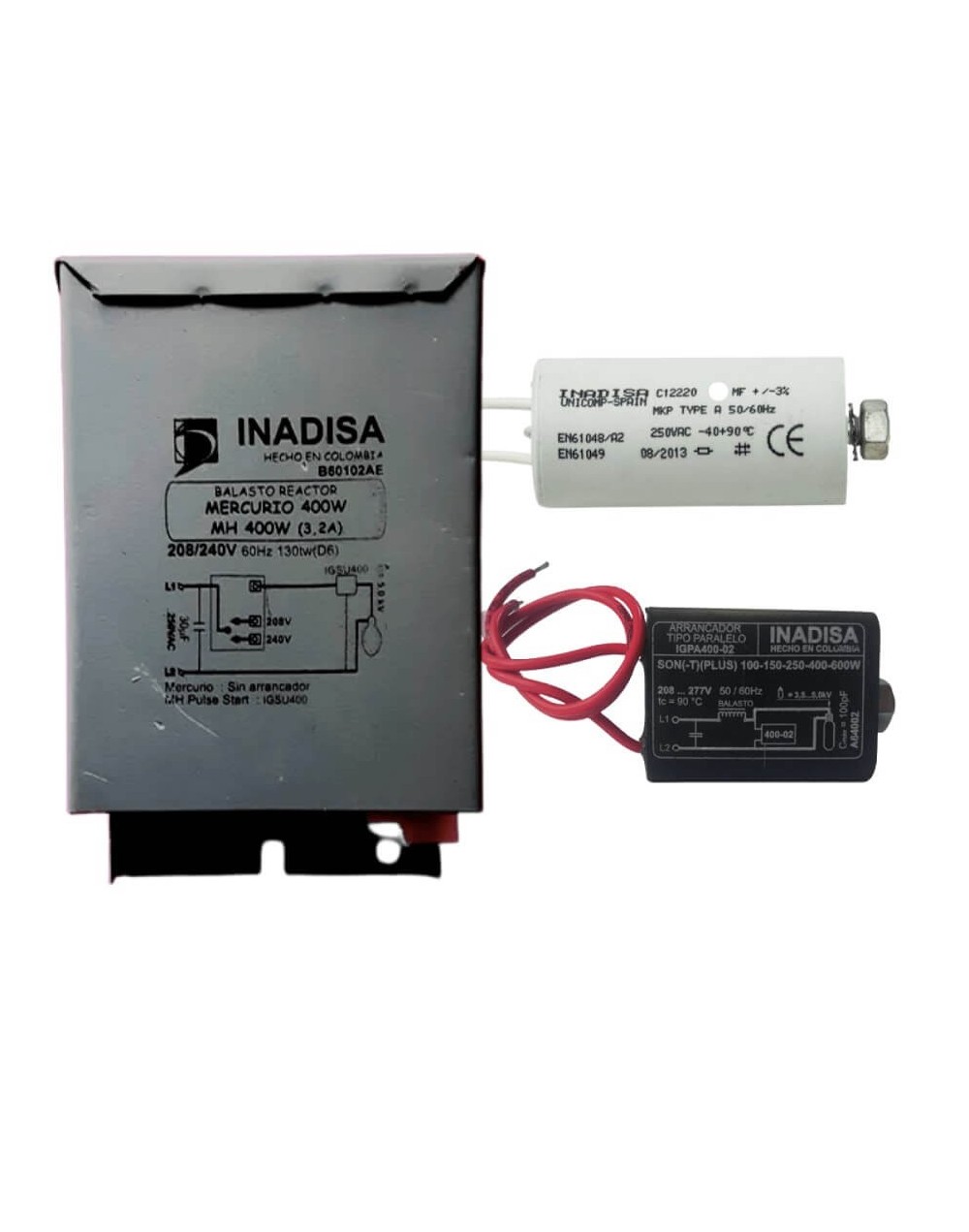 Kit Armado Metalhar 400w Marca Inadisa
