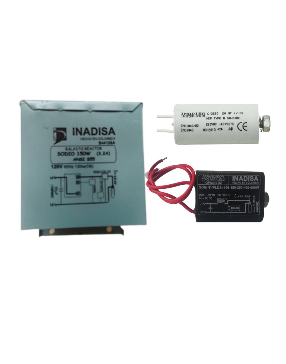 Kit Armado Sodiometalhar 150w 220v Marca Inadisa