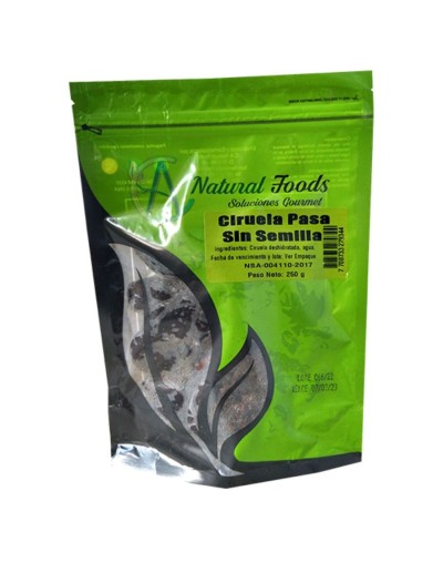Ciruela pasa deshidratada sin semilla 250g