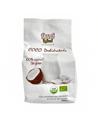Leche de coco en polvo orgánica danslefood 500g
