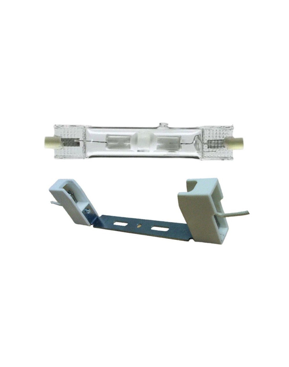 Bombillo Metalhar Doble Contacto R7s 150w Con Socket