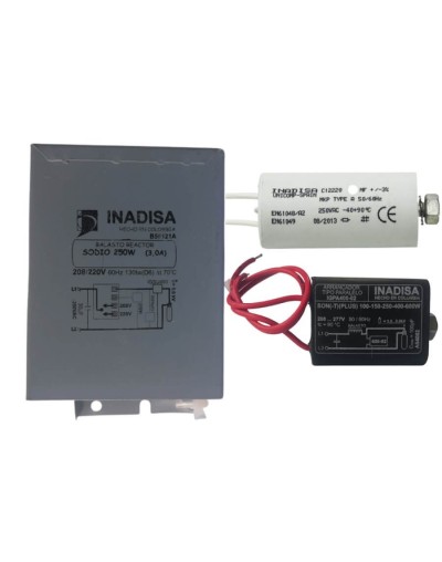 Kit Armado Sodio 250w 220v Marca Inadisa