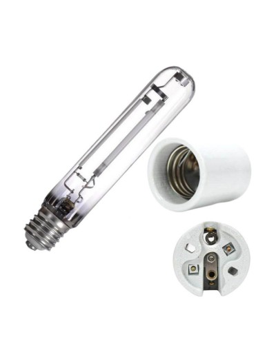 Bombillo Sodio Tubular 150w Con Portalampara Porcelana E40