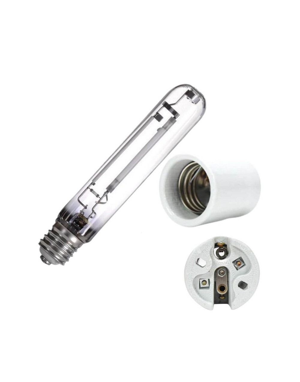 Bombillo Sodio Tubular 150w Con Portalampara Porcelana E40