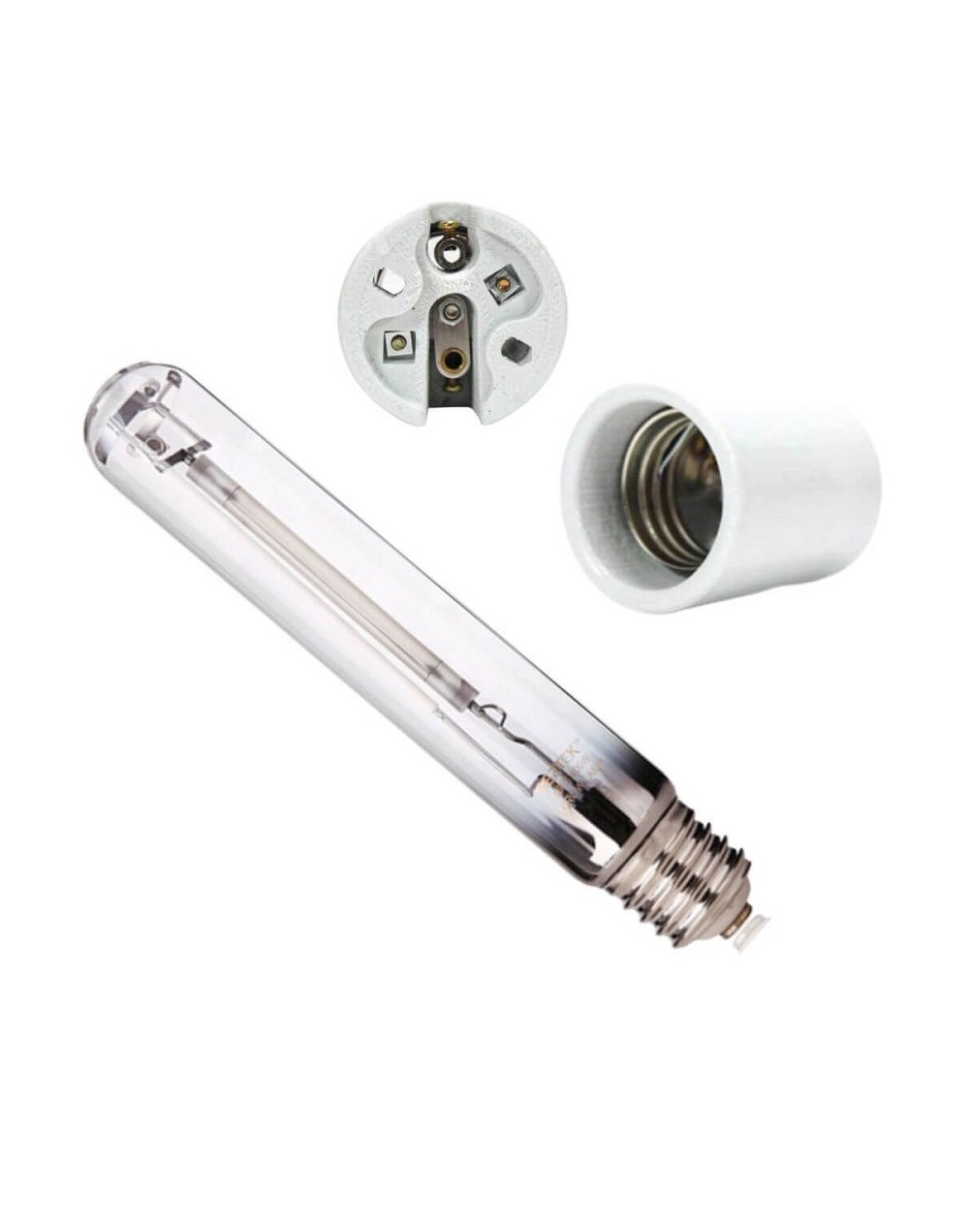 Bombillo Sodio Tubular 400w Con Portalampara Porcelana E40