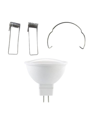 Bombillo led bipin gu53 5w lblanca con pines laterales y gancho retenedor