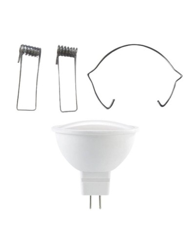 Bombillo led bipin gu53 5w lblanca con pines laterales y retenedor importado