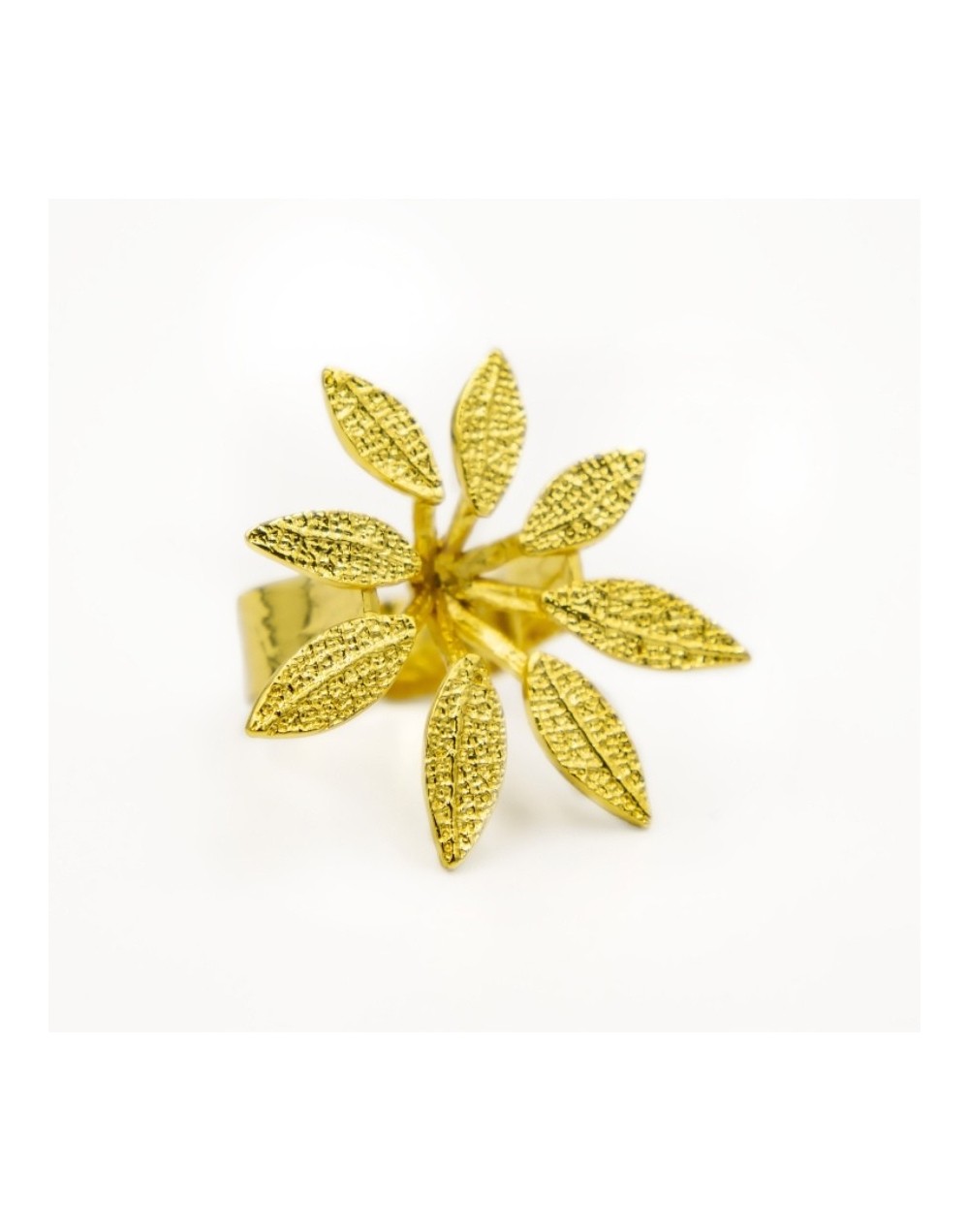 Anillo en plata schefflera