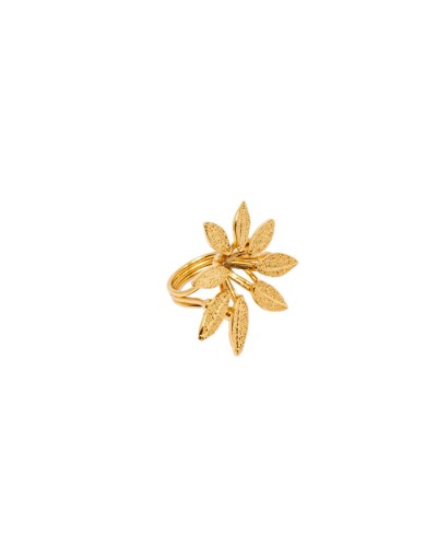 Anillo en plata schefflera