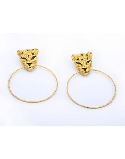 Aretes yaguar hoops